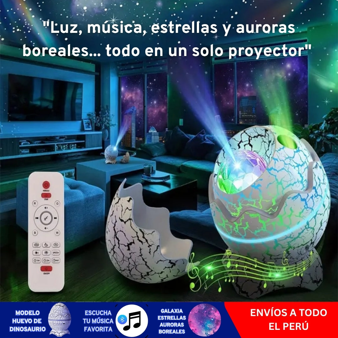 PROYECTO Y PARLANTE HUEVO "DINO GALAXY"