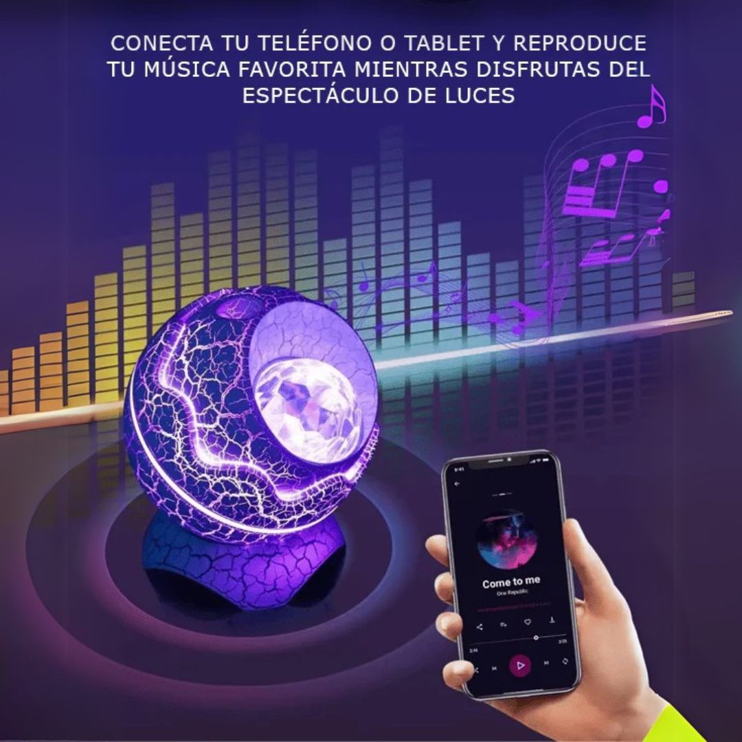 PROYECTO Y PARLANTE HUEVO "DINO GALAXY"