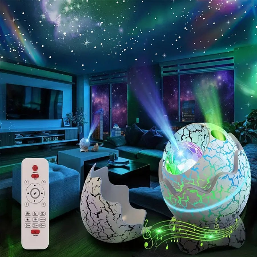 PROYECTO Y PARLANTE HUEVO "DINO GALAXY"